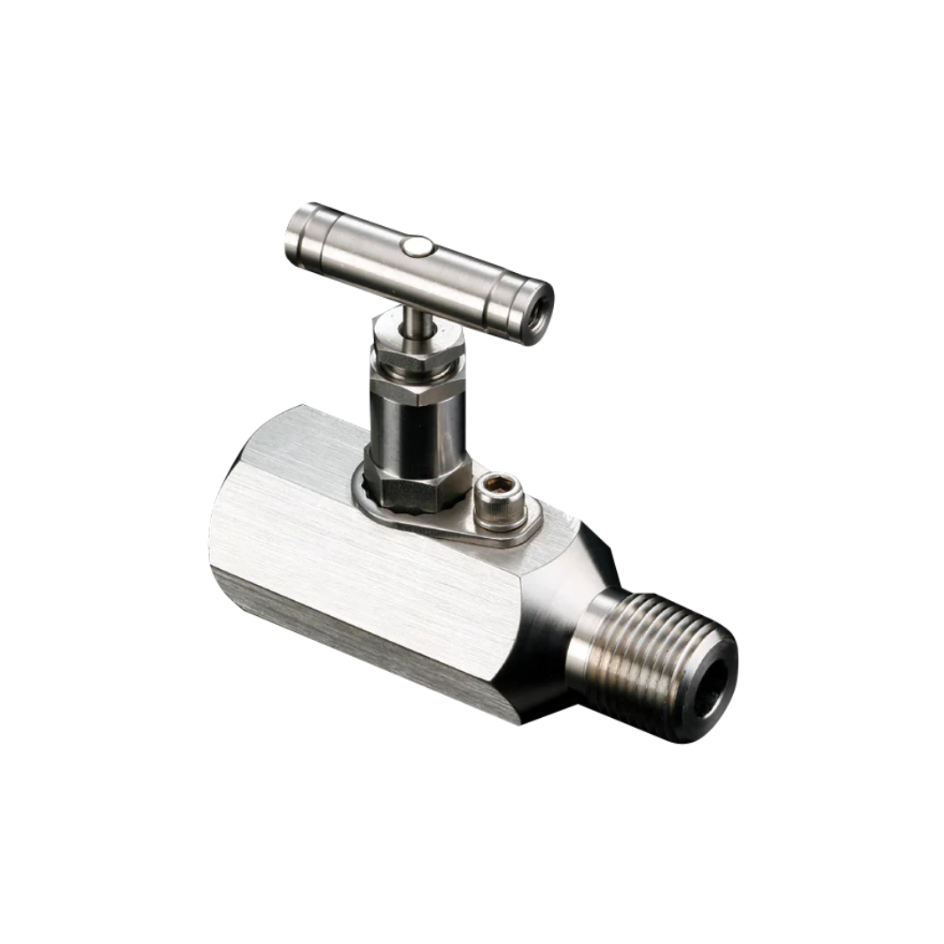 DK-Lok V46A Series Hex. Body Needle Valve, Hex Body, Stainless Steel, 1/4